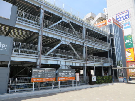 前橋駅北口の立体駐車場は今日オープン
