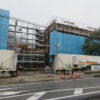 新校舎の建設工事中の元総社南小学校