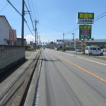 県道12号線に自転車レーン