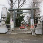 地元の神社、上野総社神社へお参りに