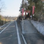 利根川サイクリングロード沿いの雷電神社
