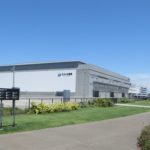 Gメッセ群馬の遊歩道を