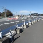 粕川橋の架け替え工事と