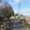 浜川運動公園の橋梁橋台工事