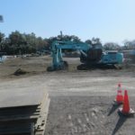 プールの解体工事は