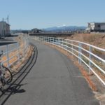 浜川運動公園に建設中の橋